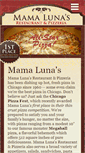Mobile Screenshot of mamalunaspizza.com